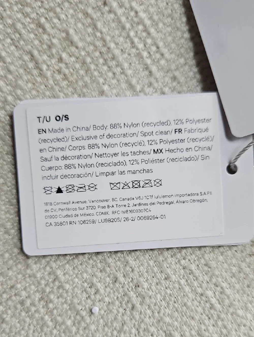 lululemon Keychain